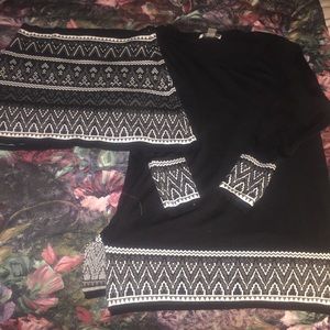 Sweater and skirt set
